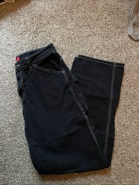 Black Dickies Carpenter Cargo Jean with Contrast Stitching 27/5